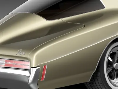 Buick Riviera GS Boattail 1971 3D model