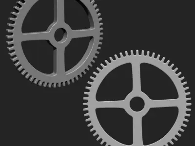 Steampunk Gears IMM Brush Pack 21 in One 3D model
