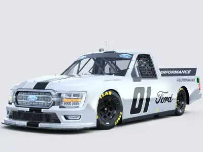 Nascar F-150 Trucks 2022  template 3D model