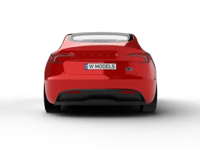 Tesla Model 3 Perfomance 2024 3d model 3D model