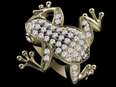 frog ring 3D print model