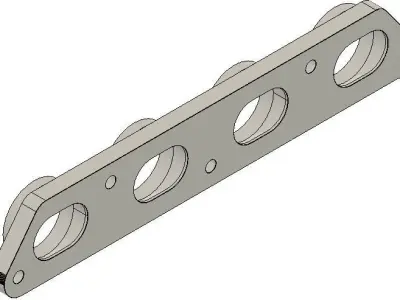 Toyota SCION 1NZFE Intake flange adaptor  3D model