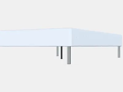 ESPEVAR Slatted mattress base with legs 13 Low-poly 3D model