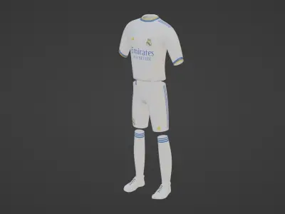 Real Madrid Sportwear Low-poly 3D model