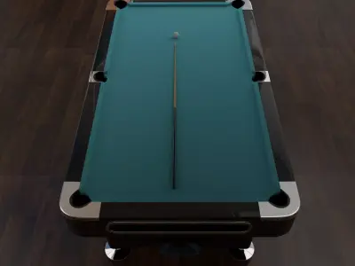 Billiard Pool Table 3D model