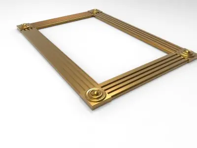 Carved Picture Frame 3D model