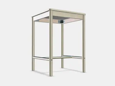 RONNINGE Bar table Low-poly 3D model