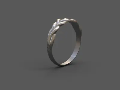 High-Quality 3D Ring Model Low-poly 3D model get