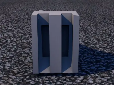 Car stop wedge Free 3D print model