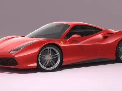 Ferrari 488 2020 3D model