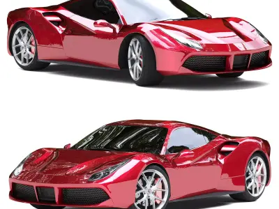 Ferrari 488 GTB 3D model