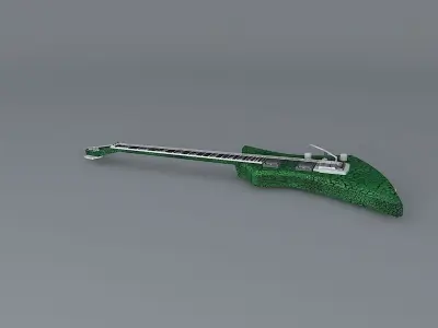 Jackson model KE2 Kelly guitar Free 3D model