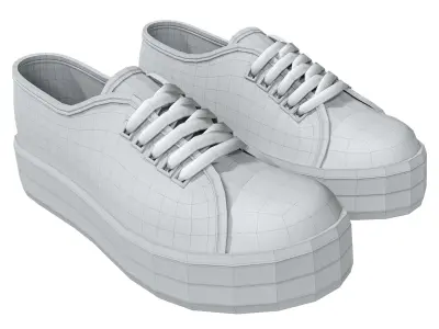 Womens shoes ILSA 3D model