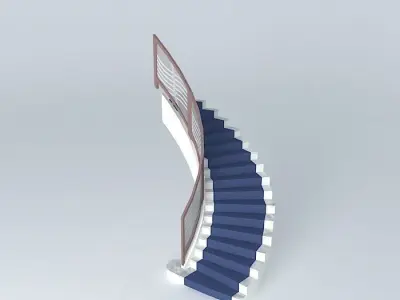Woodland Hills Staircase Free 3D model