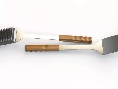 BBQ Grill Brush 3D model