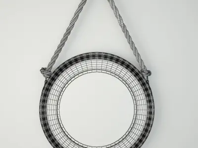 Eaton Wall Mirror 3D model