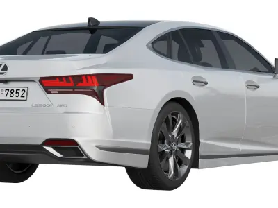LEXUS LS F-Sport 2022 3D model
