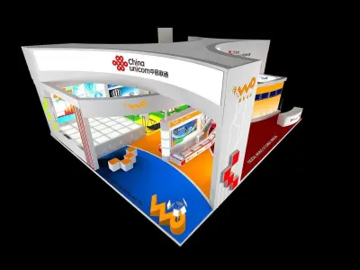 Exhibition - Area - 15X18-3DMAX2009-04 3D model