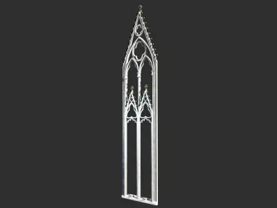 Gothic Arches - Marble and Gold 3D model