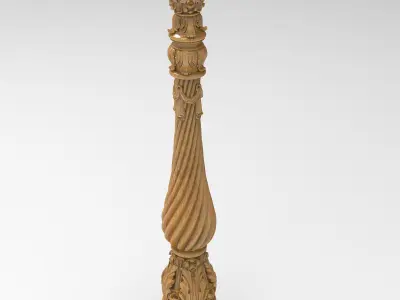 Classic Decorative Furniture Column1 3D print model