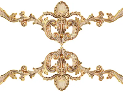 Classic carved 144 3D model