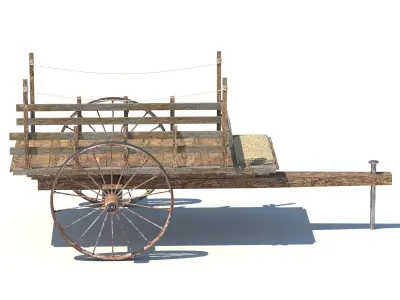 Farm Cart 3D model