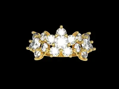 Diamond Ring 008 3D print model