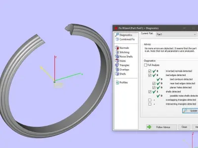 Cluster Halo Ring 3D print model