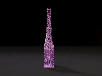 Decorative vases 3D print model purchase