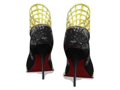 Gouglinonne Luxury Boots Low-poly 3D model