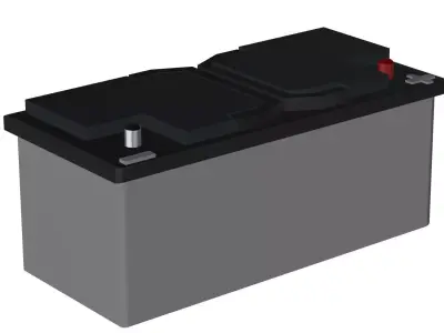CAR BATTERY 3D model