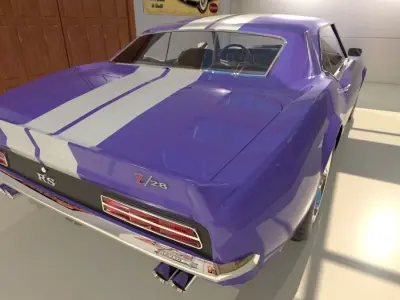 Chevrolet Camaro RS Z28 1968-69 3D model