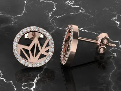 Earring Jewelry 3D print model buy