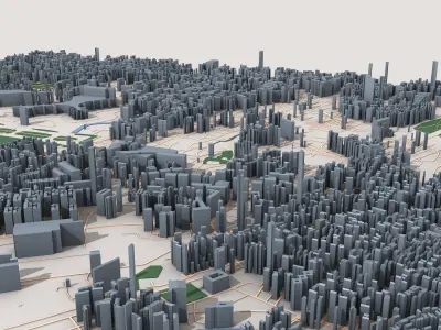 Mumbai City India  3D model