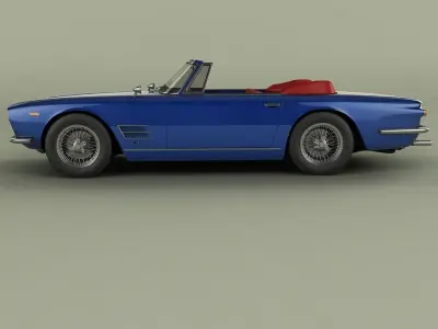 Maserati 5000 GT Convertible 3D model