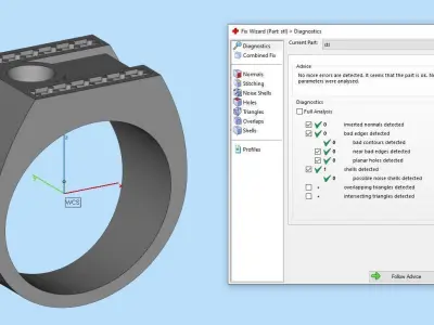 Mens ring 3D print model shop