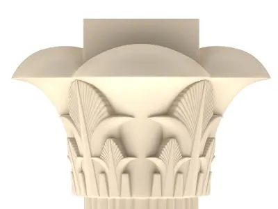 Classic Column 01 3D model