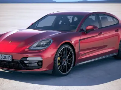 Porsche Panamera GTS 2019 3D model