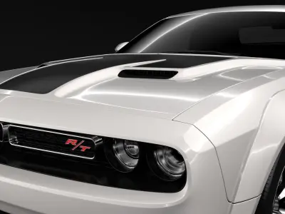 Dodge Challenger RT Widebody 2017 3D model