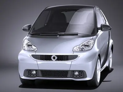 Smart 42 fortwo 2014 VRAY 3D model