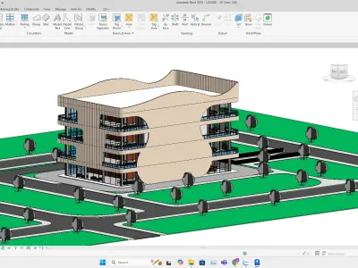 Office Building 3D model
