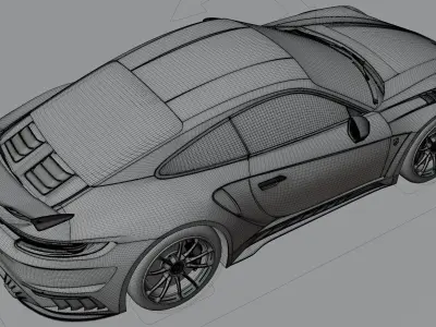 Porsche 911 Stinger GTR 3D model