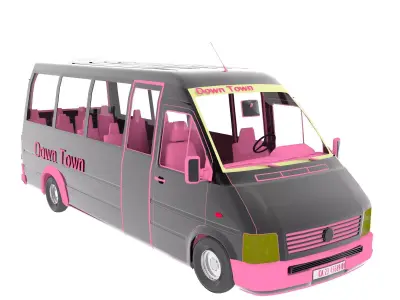Minibus 3D model
