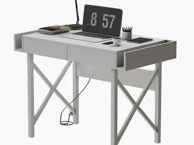 Hunter Grey  workplace selseyliving 3D model