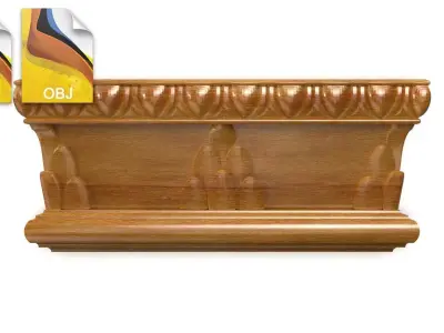 Column capital 001 3D model 3D model