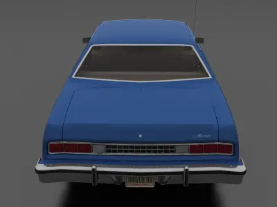 Monterey 4dr 1973 Low-poly 3D model