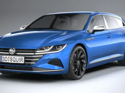 Volkswagen Arteon Shooting Brake Elegance 2021 3D model