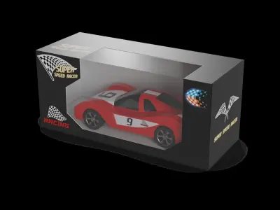 Cars and action games Toy Car 3D model