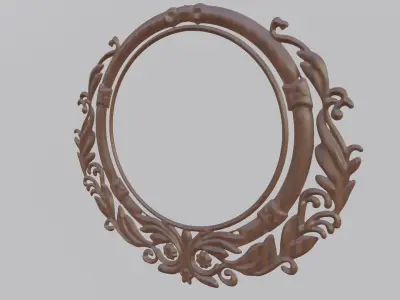 Mirror Frame Decor 3D print model