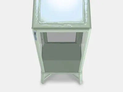 FABRIKOR Glass-door cabinet 3 Low-poly 3D model
